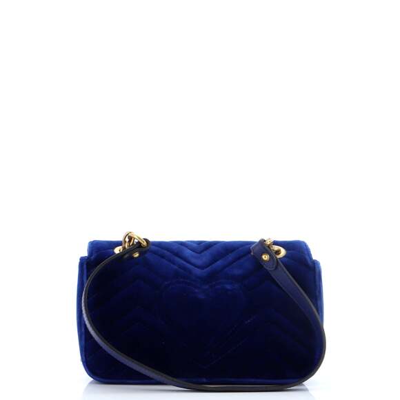 Gucci Gg Marmont Flap Bag Embellished #124873G11B - Picture 4 of 9